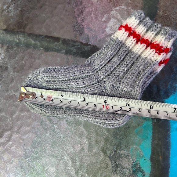 Wool sock monkey winter socks knit traditional - Picture 4 of 4